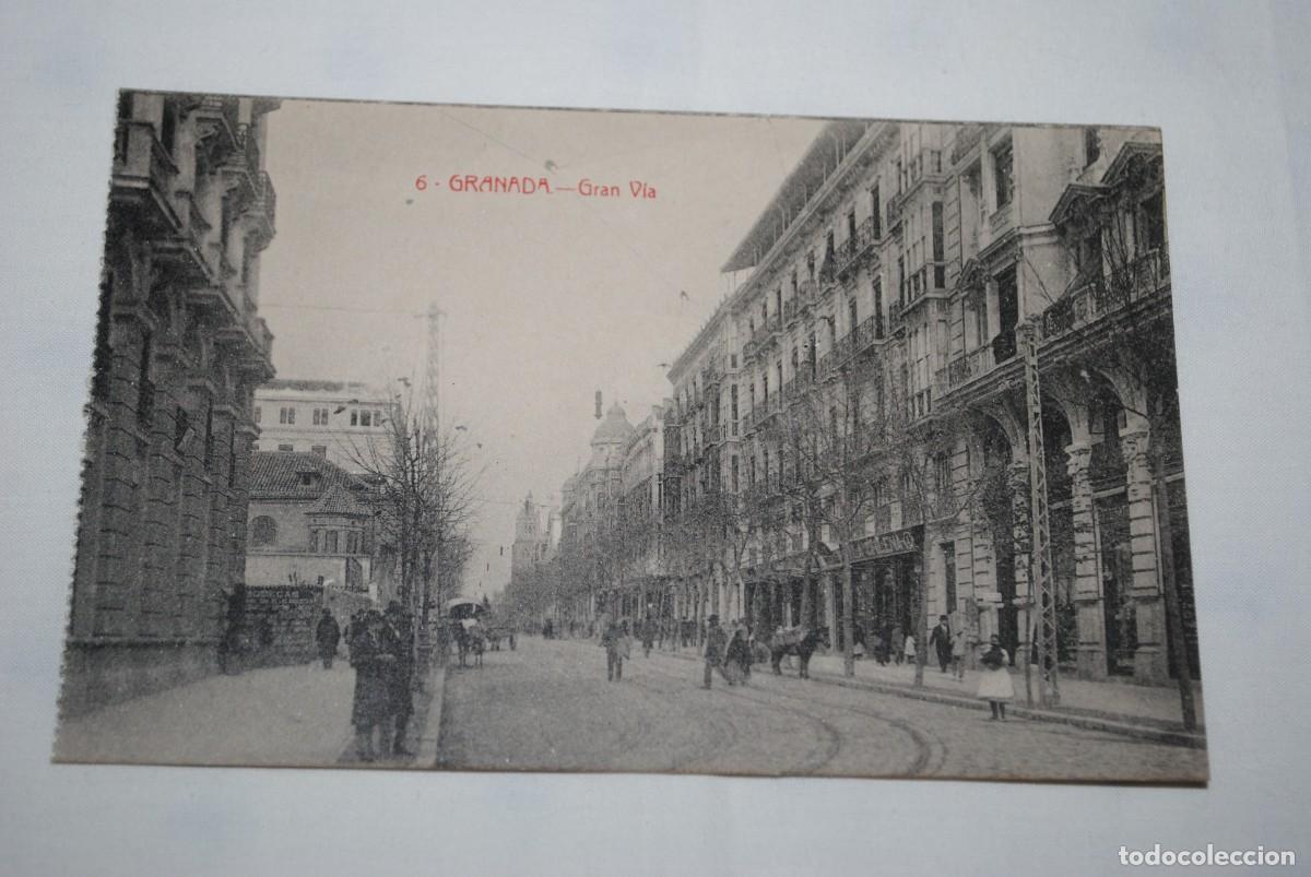 Postales: GRANADA , LA GRAN VIA - Foto 1