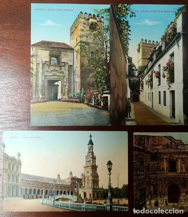Postales: Diez Tarjetas Postales Sevilla - Foto 4