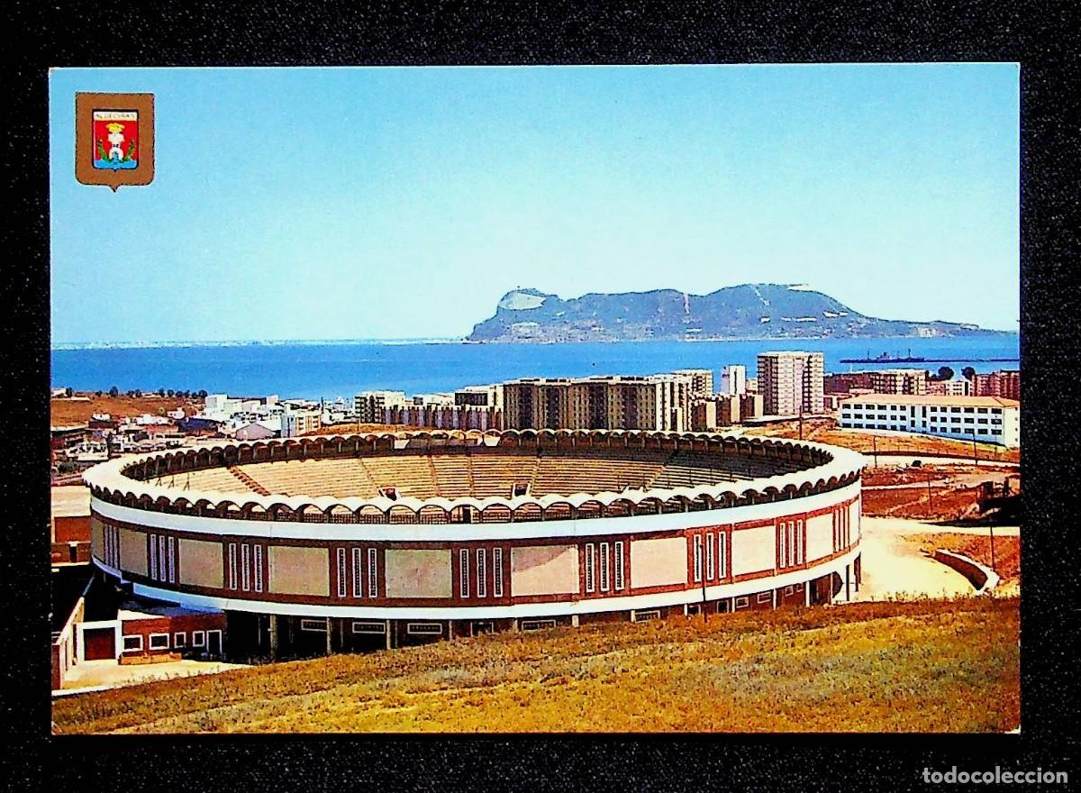 Postales: POSTAL. N&ordm; 96. ALGECIRAS (C&Aacute;DIZ). NUEVA PLAZA DE TOROS, PE&Ntilde;&Oacute;N DE GIBRALTAR. SUBIRATS CASANOVAS. 1970