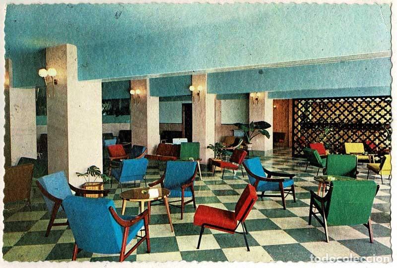 Cartoline: Hotel Las Mercedes. Vista parcial de uno de los salones