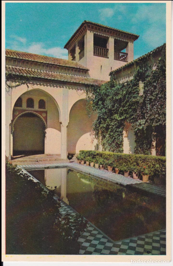 Postales: MALAGA, ALCAZABA, ESTANQUE DEL PALACIO MORO &ndash; FOTOCOLOR GR&Aacute;FICA MANEN N&ordm;17 &ndash; S/C