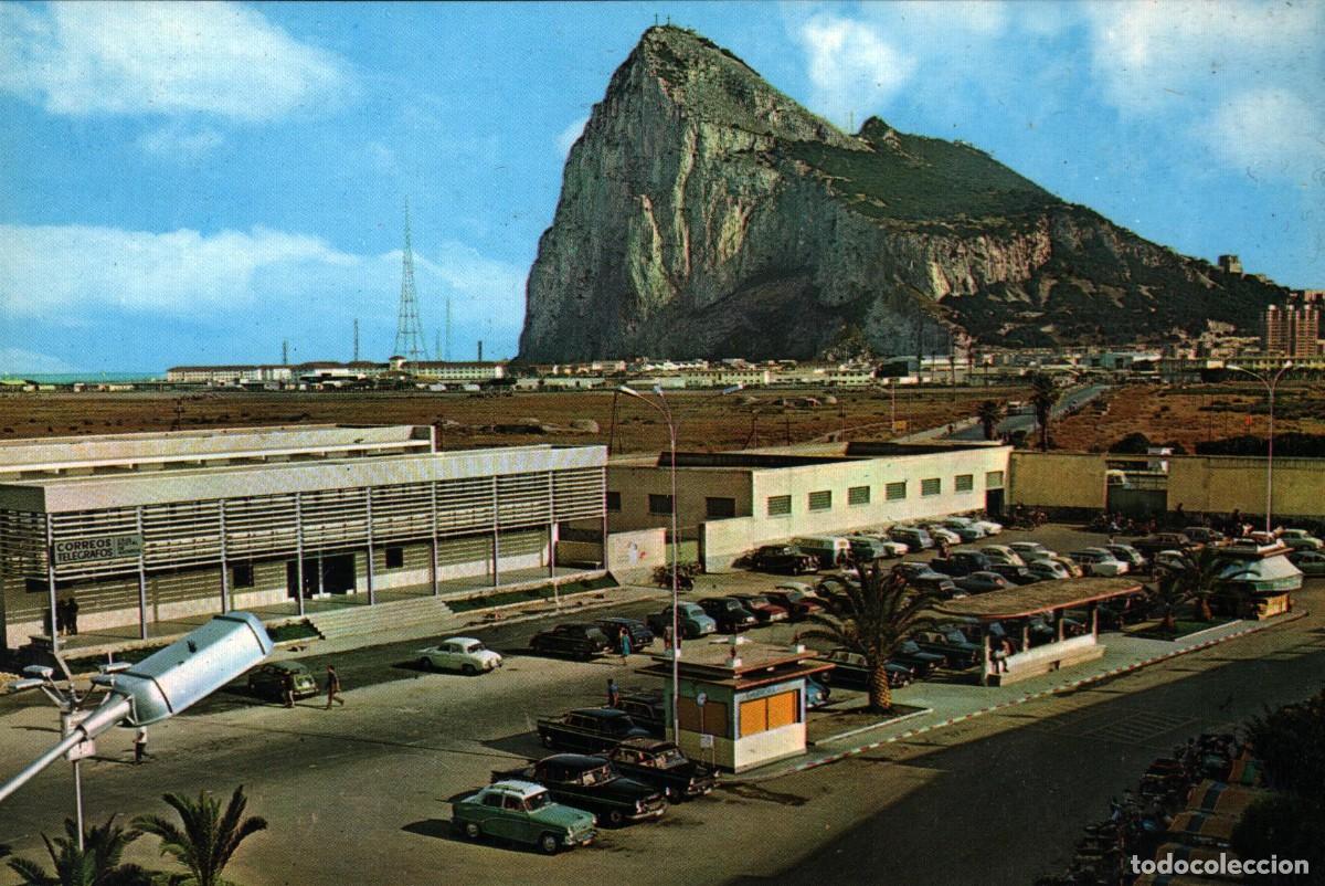 Postales: El pe&ntilde;on de gibraltar sin circular