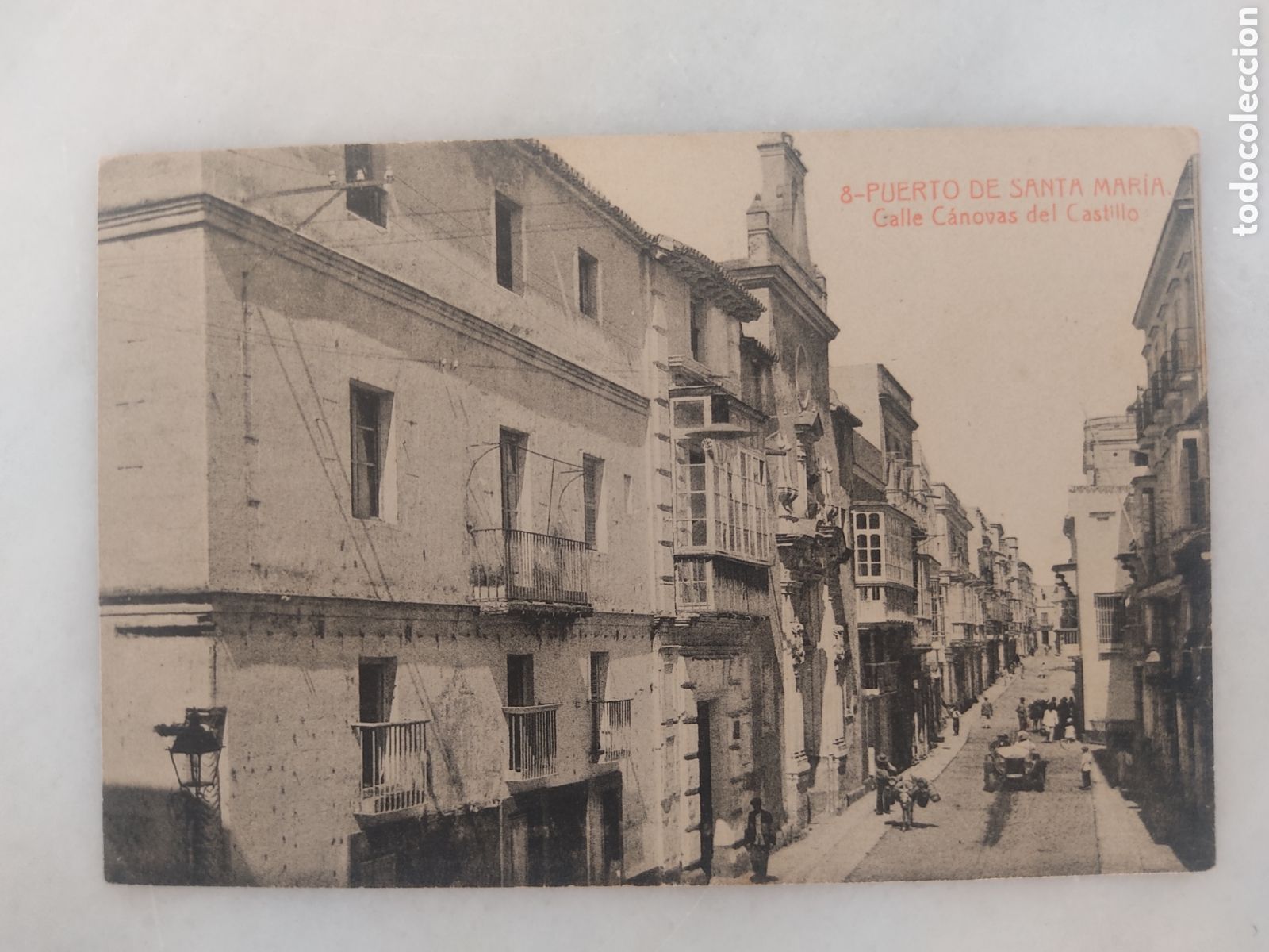 Postcards: postal puerto de santa maria calle canovas del castillo fototipia thomas sin circular