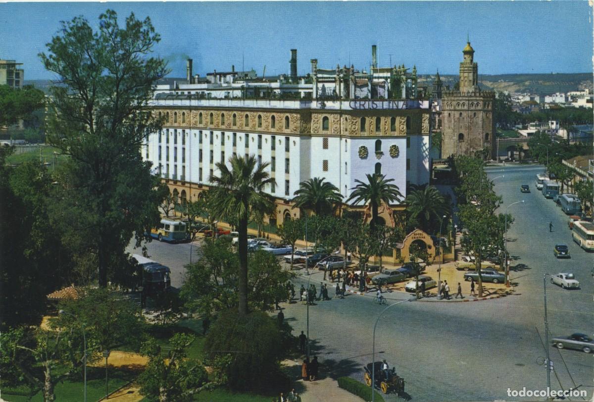Postales: N&ordm; 125-SEVILLA. Hotel Cristina y Torre del Oro. Sin circular. EDICIONES RO-FOTO