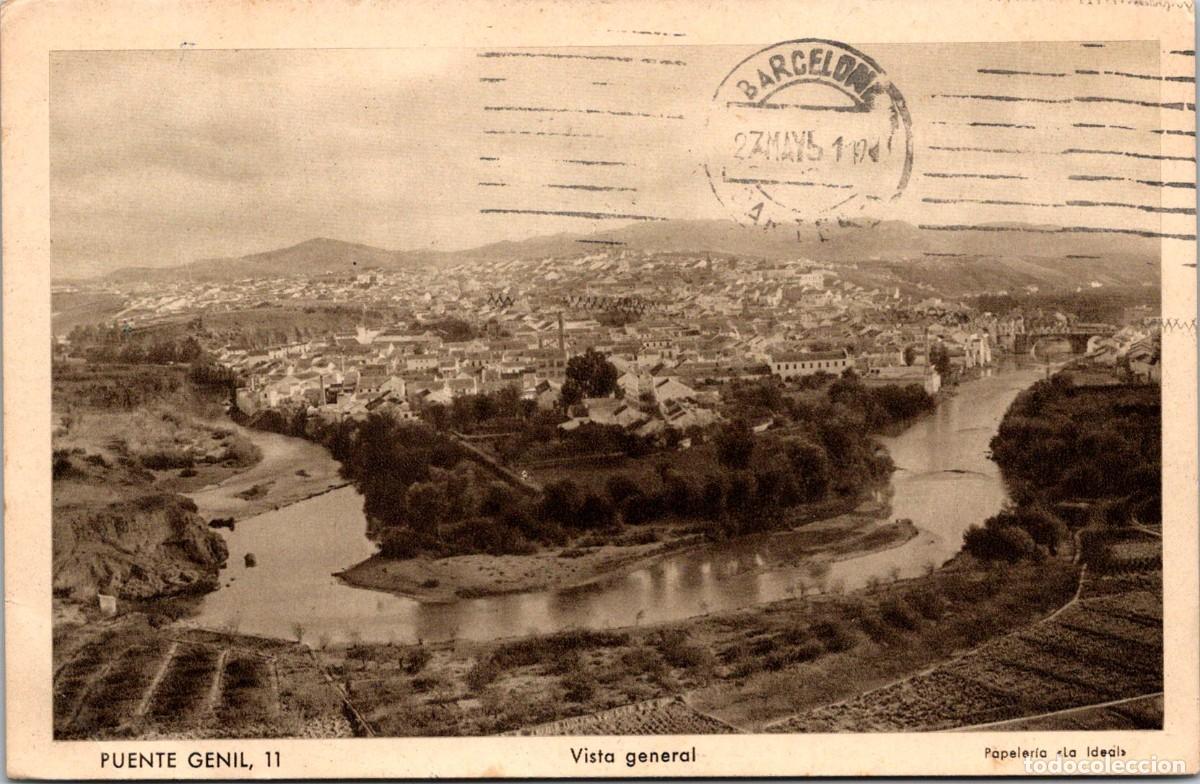 Postkarten: Puente Genil - Vista general - Ed. Papeler&iacute;a La Ideal n&ordm; 11 - 140x91mm
