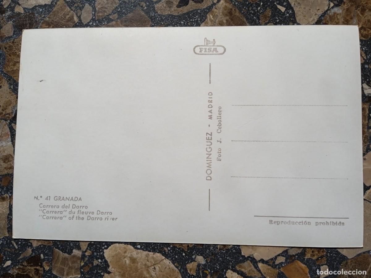 Postales: GRANADA - CARRERA DEL DARRO - DOMINGUEZ - Foto 2