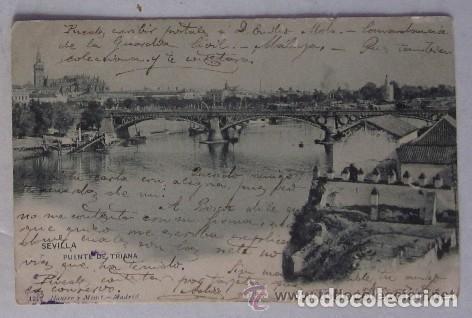 Postales: DOS POSTALES DE SEVILLA, 1903 - Foto 2