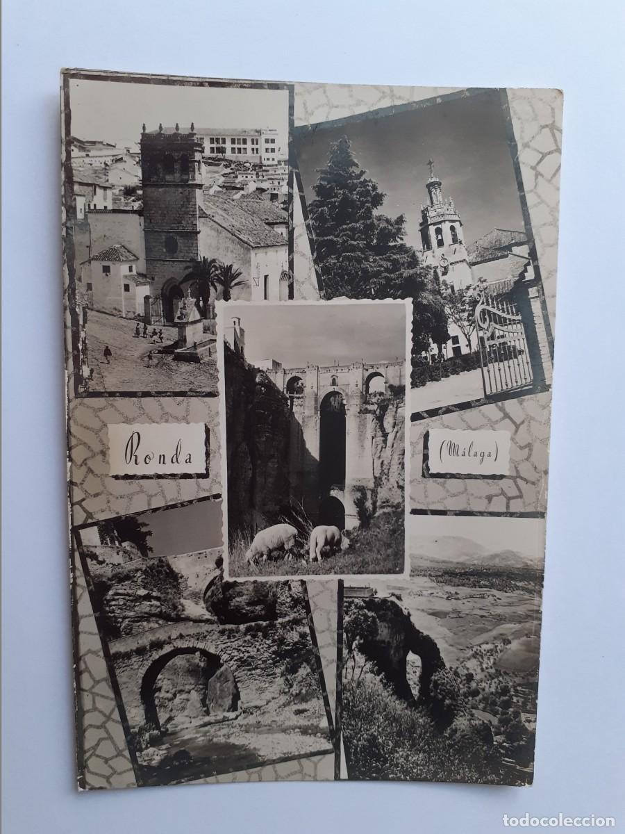 Postales: POSTAL - MALAGA RONDA - COMPOSICION - SOM - CEREZO 43 - ESCRITA 1968