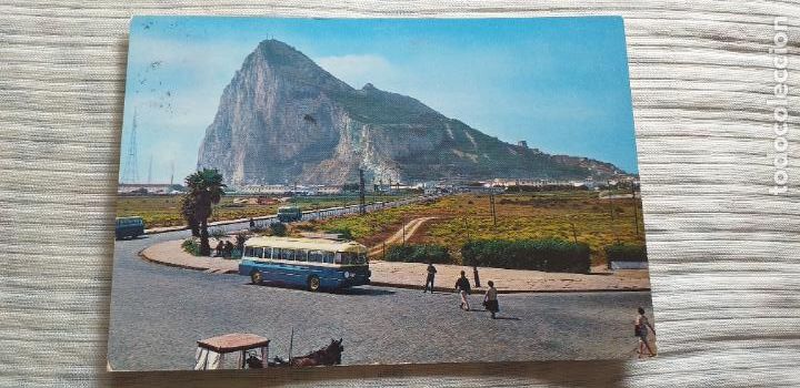 Postkarten: CADIZ-RV-150X105mm-N&ordm;12-LA LINEA DE LA CONCEPCION-CAMPO NEUTRAL Y PE&Ntilde;ON DE GIBRALTAR-CIRCULADA