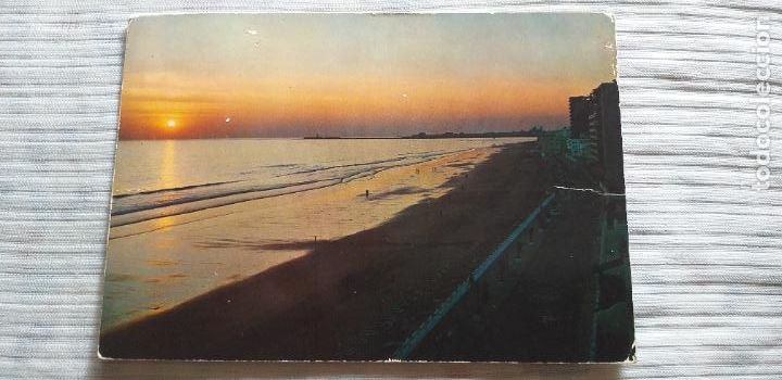 Postkarten: CADIZ-RV-150X105mm-N&ordm;2058-PUESTA DE SOL EN LA PLAYA VICTORIA