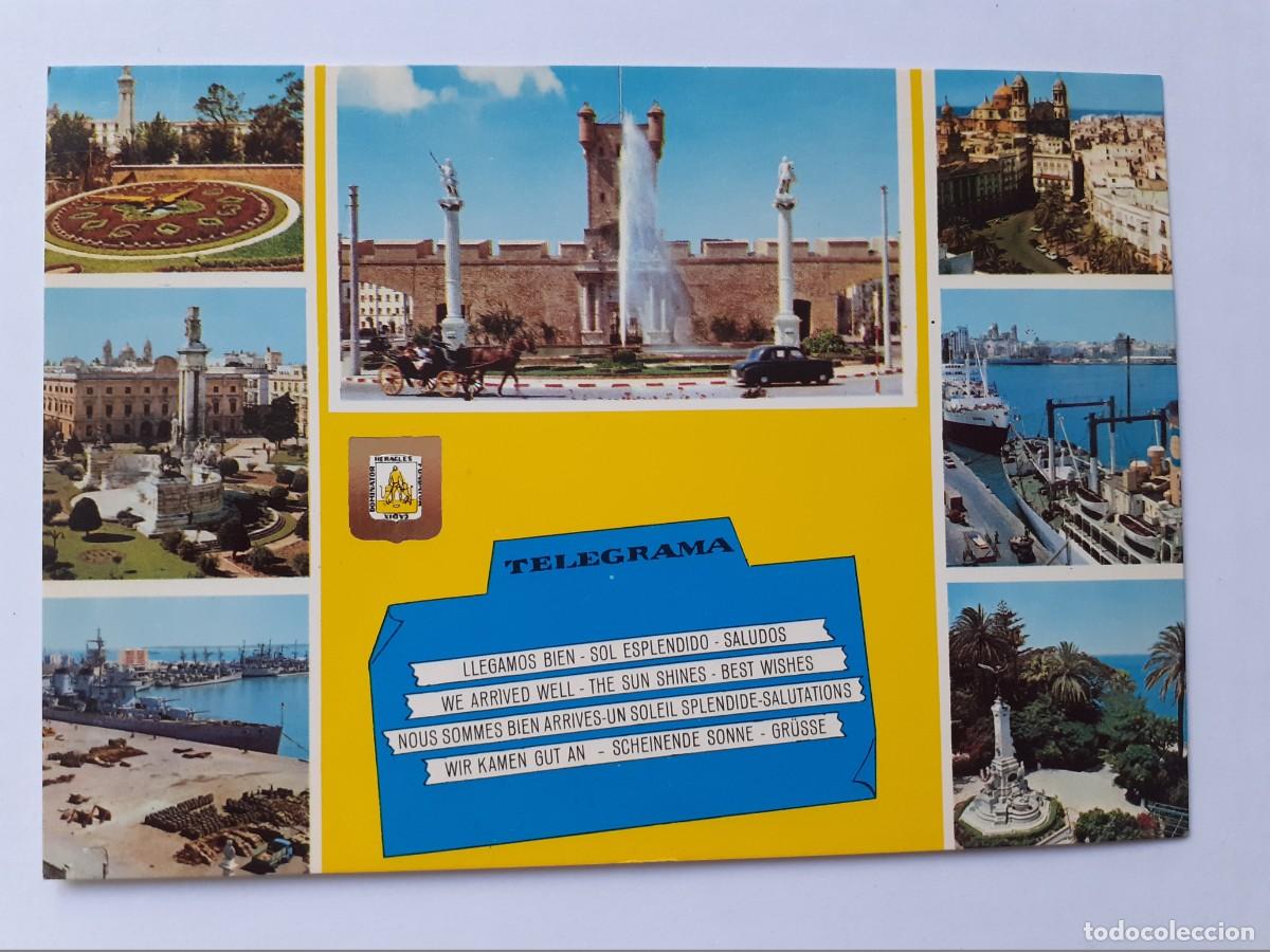 Postales: POSTAL - CADIZ VARIOS ASPECTOS DE LA CIUDAD - CASANOVAS 1190 - S/C