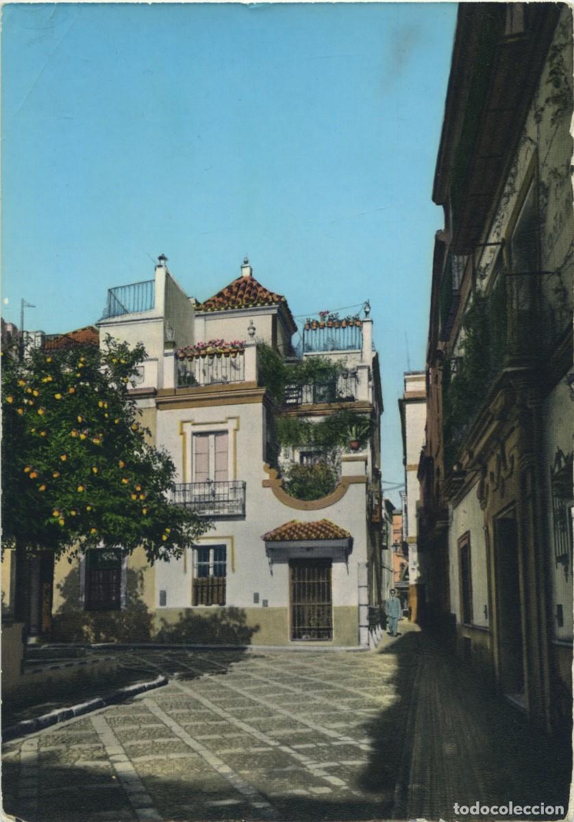 Postales: N&ordm; 4-SEVILLA. Plaza do&ntilde;a Elvira. ED. PAN AMERICAN STORE.