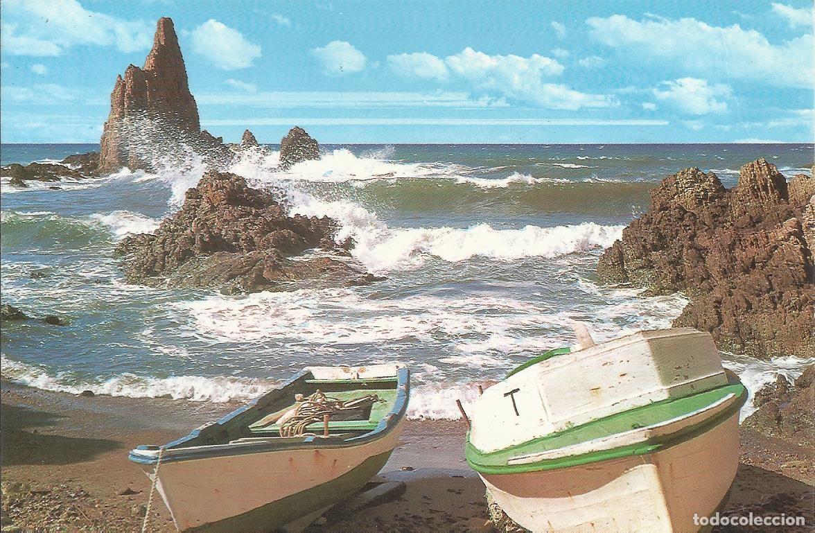 Postales: Almer&iacute;a. Cabo de Gata. 2. Salas Iba&ntilde;ez. 10x15 cm. 1985. Escrita con sello. Postal.
