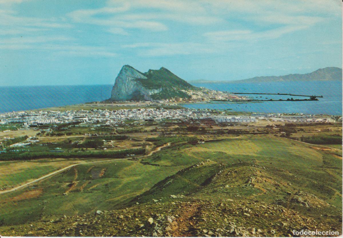 Postales: (2005) LA LINEA DE LA CONCEPCION. PANORAMICA Y PE&Ntilde;ON DE GIBRALTAR ... SIN CIRCULAR