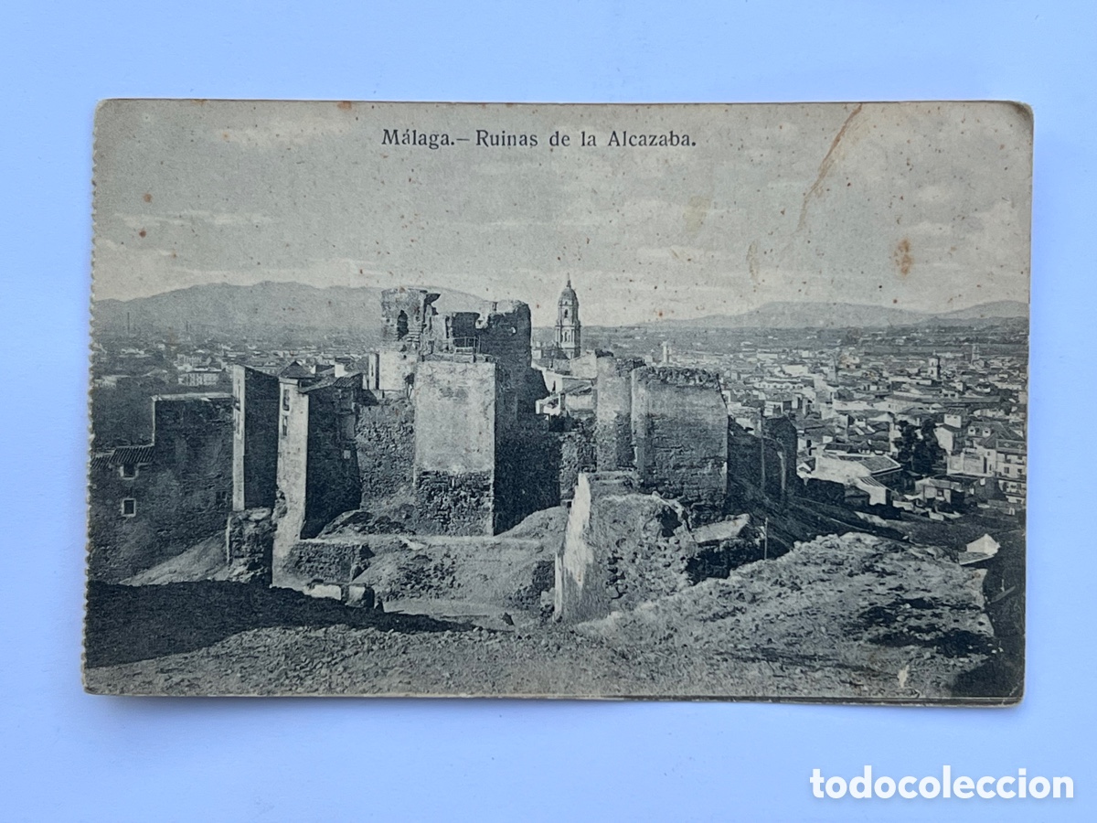 Postales: MALAGA. Postal Ruinas de la Alcazaba. Ediciones Helios.. (h.1920?) S/C