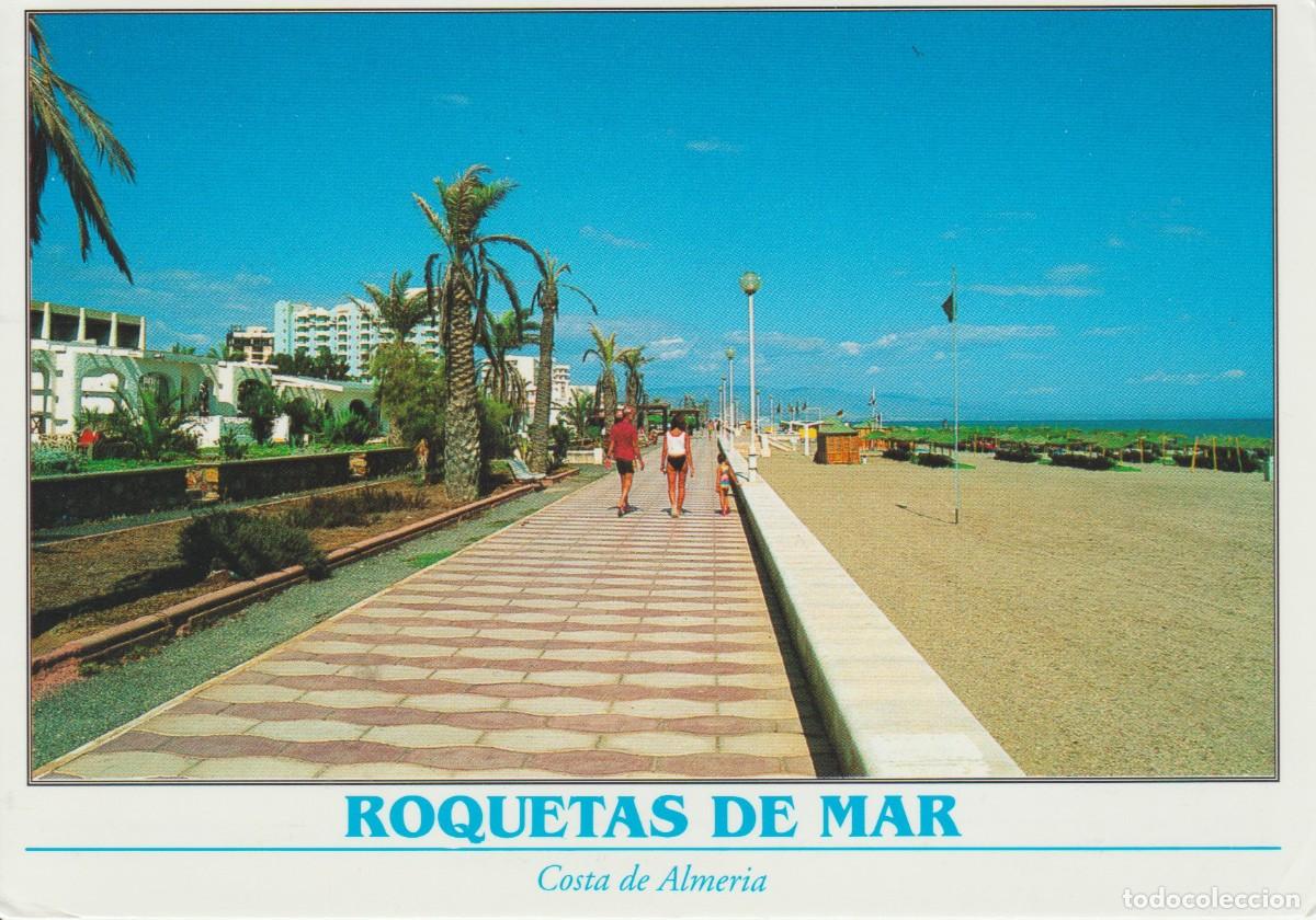 Postales: (1435) ROQUETAS DE MAR. ALMERIA. PASEO MARITIMO