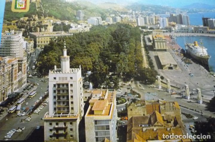Postales: POSTAL MALAGA PARIAL AEREA ESCRITA