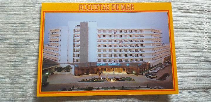 Cartes Postales: ALMERIA-RV-150X105mm-N&ordm;74-ROQUETAS DE MAR-HOTEL SABINAL