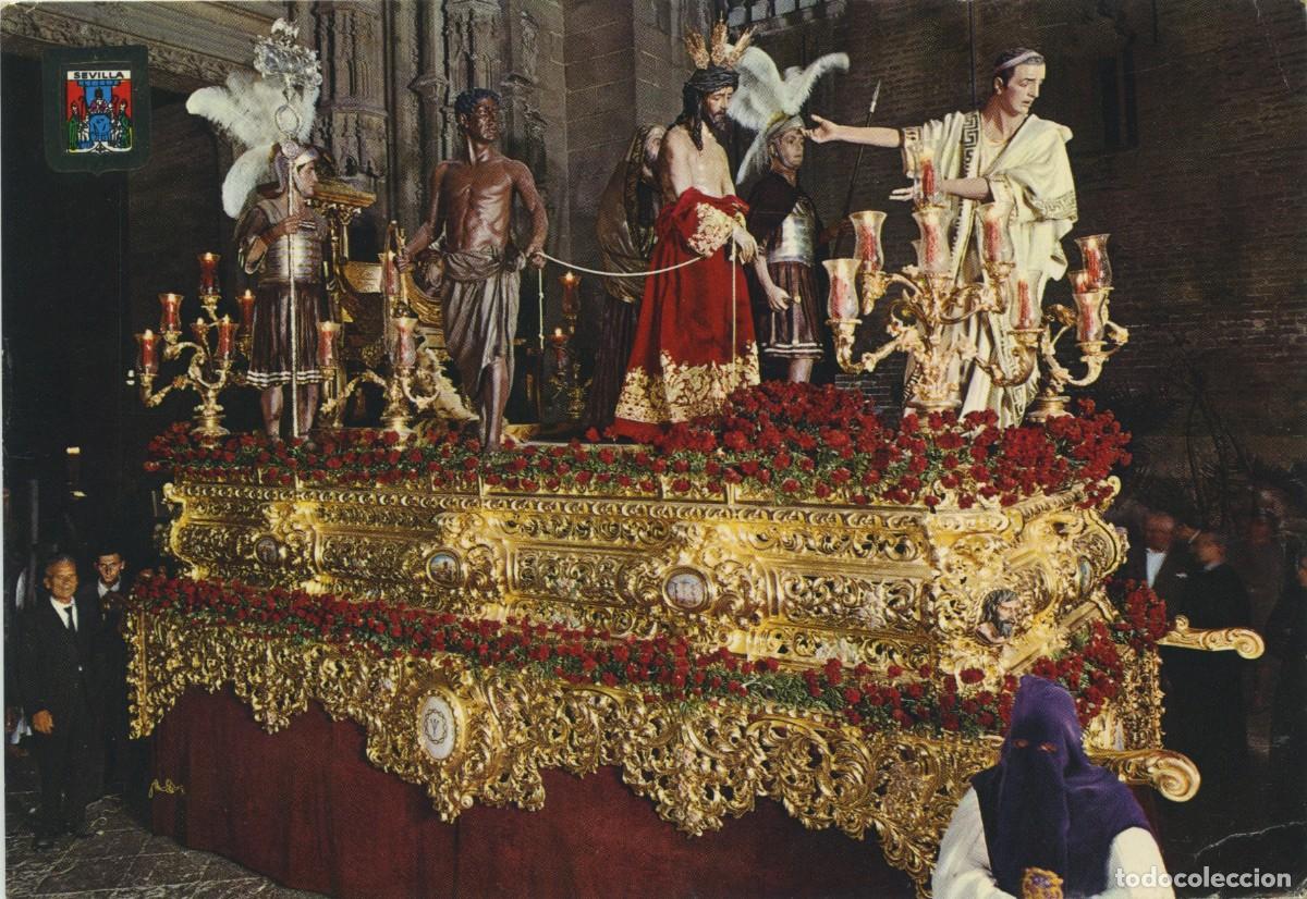Postales: N&ordm; 281-SEVILLA. Semana Santa. &rdquo;Presentaci&oacute;n al Pueblo&rdquo;. ED. DOM&Iacute;NGUEZ