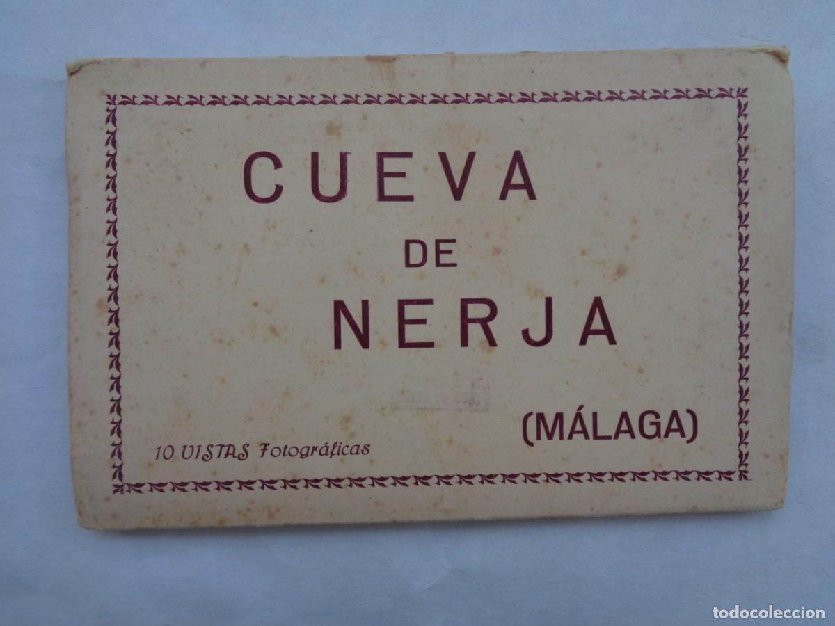 Postales: ACORDEON CON 10 POSTALES DE LA CUEVA DE NERJA ( MALAGA ). EDICIONES SOM-CEREZO, 1960
