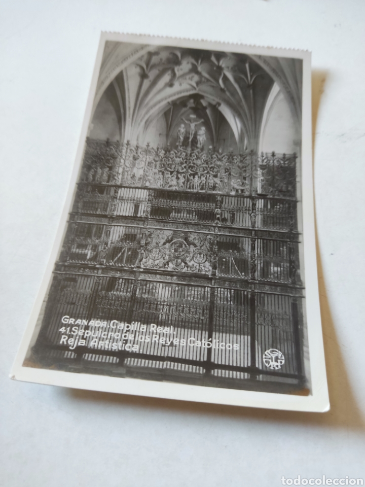 Postales: Postal antigua Granada capilla Real - Foto 1