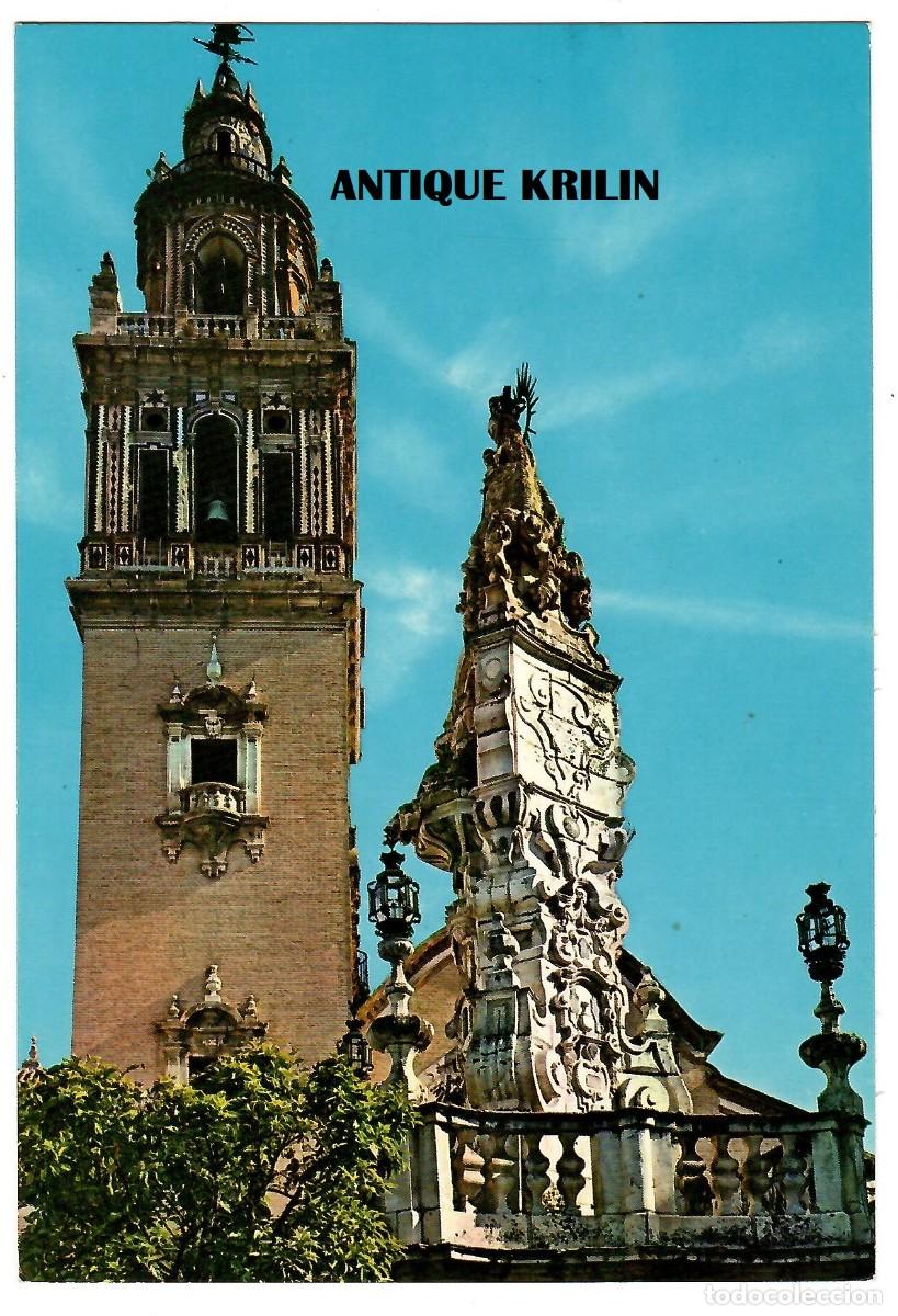 Postales: ECIJA N&ordm; 6128 MONUMENTO VIRGEN DEL VALLE Y TORRE / ED. BEASCOA / SIN CIRCULAR