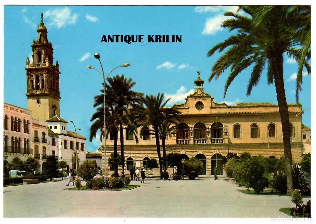 Postales: ECIJA N&ordm; 1 AYUNTAMIENTO Y TORRE SANTA MARIA / EDICION HAE 1965 / SIN CIRCULAR