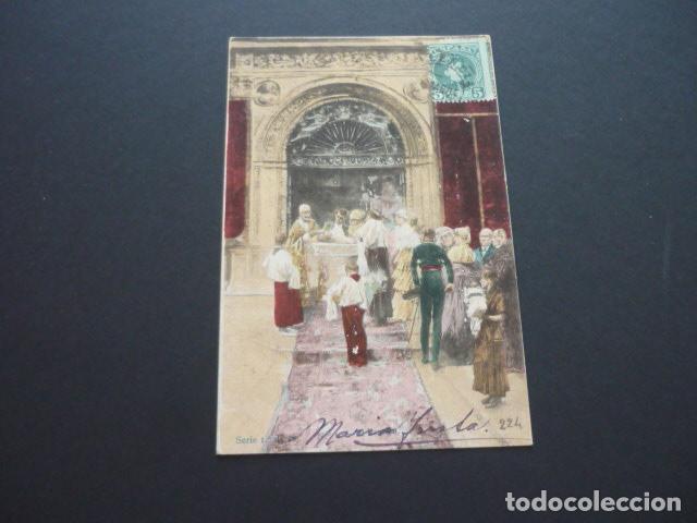 Postales: SEVILLA EL BAUTIZO SIN DIVIDIR - Foto 1