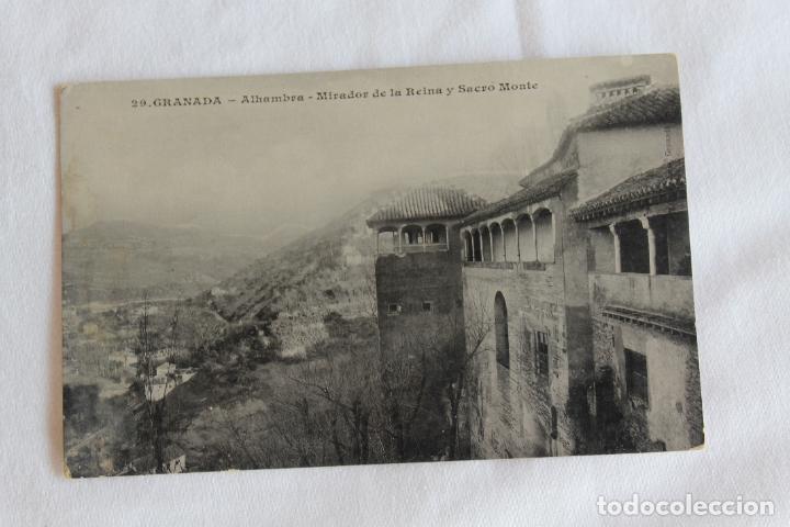 Postales: ALHAMBRA GRNADA 29 MIRADOR DE LA REINA Y SACRO MONTE