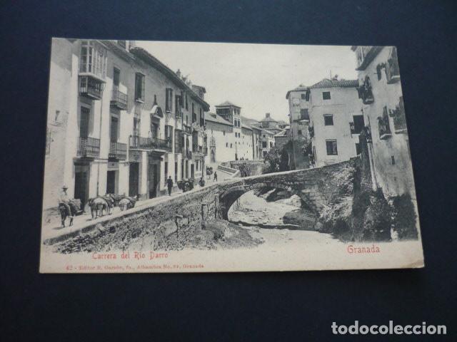 Postales: GRANADA CARRERA DEL RIO DARRO - Foto 1