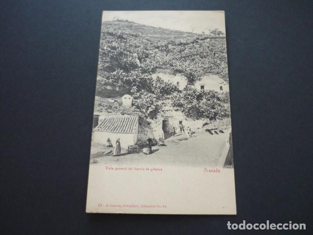 Postales: GRANADA VISTA GENERAL DEL BARRIO DE GITANOS - Foto 1