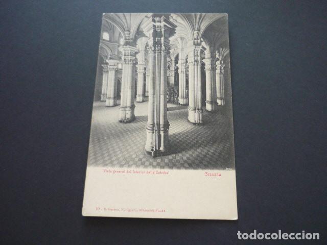 Postales: GRANADA VISTA GENERAL DEL INTERIOR DE LA CATEDRAL - Foto 1