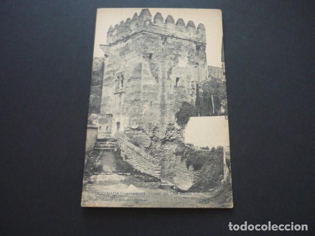 Postales: GRANADA ALHAMBRA TORRE DE LOS PICOS - Foto 1