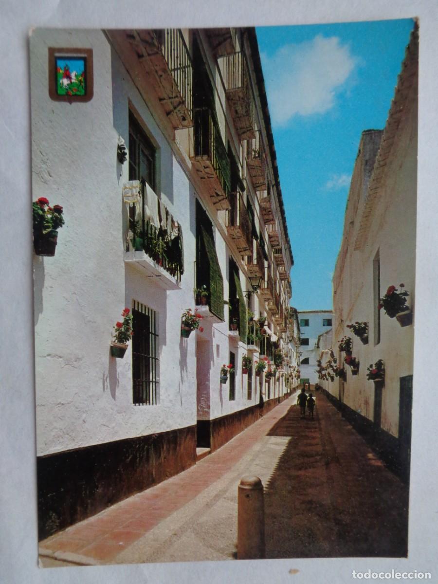 Postales: POSTAL DE VELEZ-MALAGA ( COSTA DEL SOL - MALAGA ): CALLE LOS MOROS . A&Ntilde;OS 60
