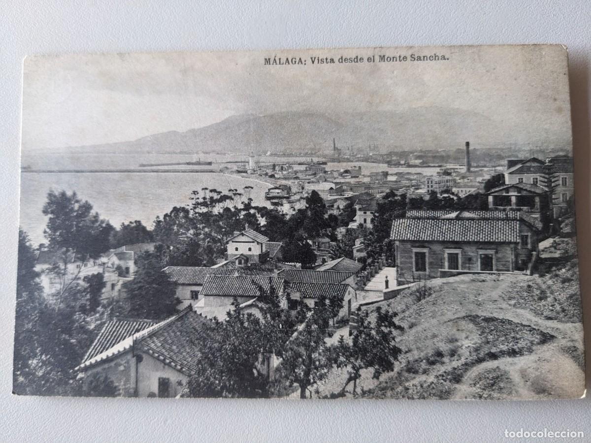 Postales: MALAGA VISTA DESDE EL MONTE SANCHA - HAUSER Y MENET - SIN CIRCULAR