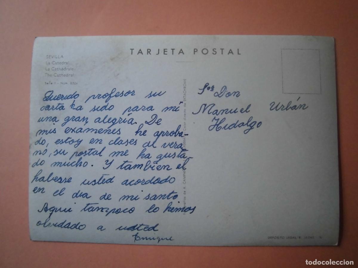 Postales: POSTAL SEVILLA LA CATEDRAL - Foto 2