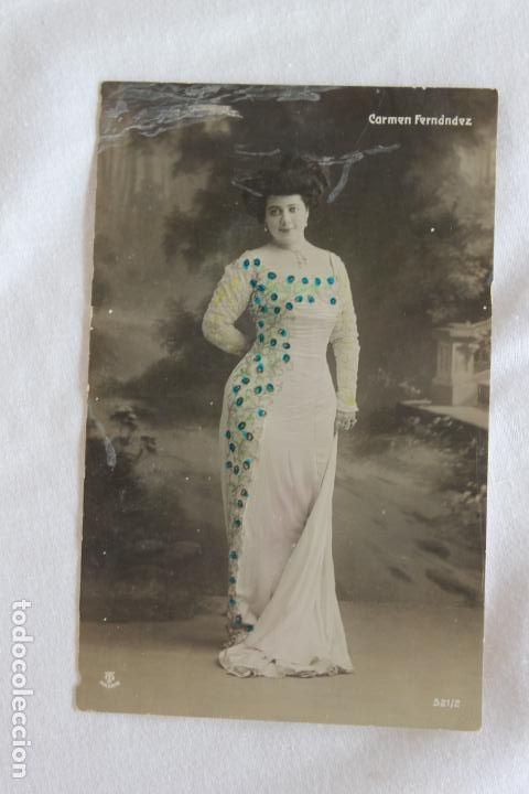Cartoline: POSTAL CARMEN FERNANDEZ 1910