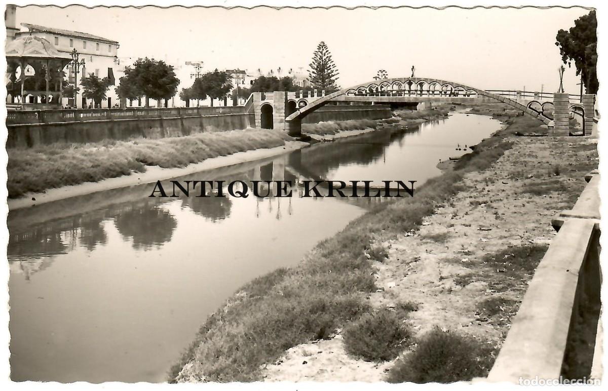 Postales: CADIZ / CHICLANA DE LA FRONTERA N&ordm; 1 PUENTE CHICO SOBRE RIO IRO / FOTO GARCIA GARRABELLA