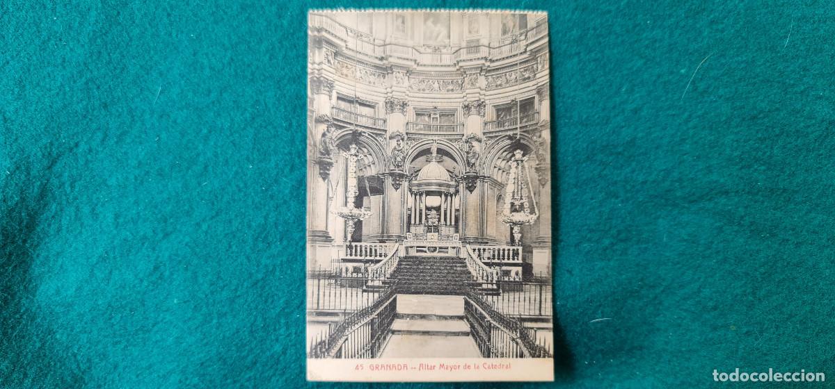 Postales: POSTAL GRANADA - ALTAR MAYOR CATEDRAL - Foto 1