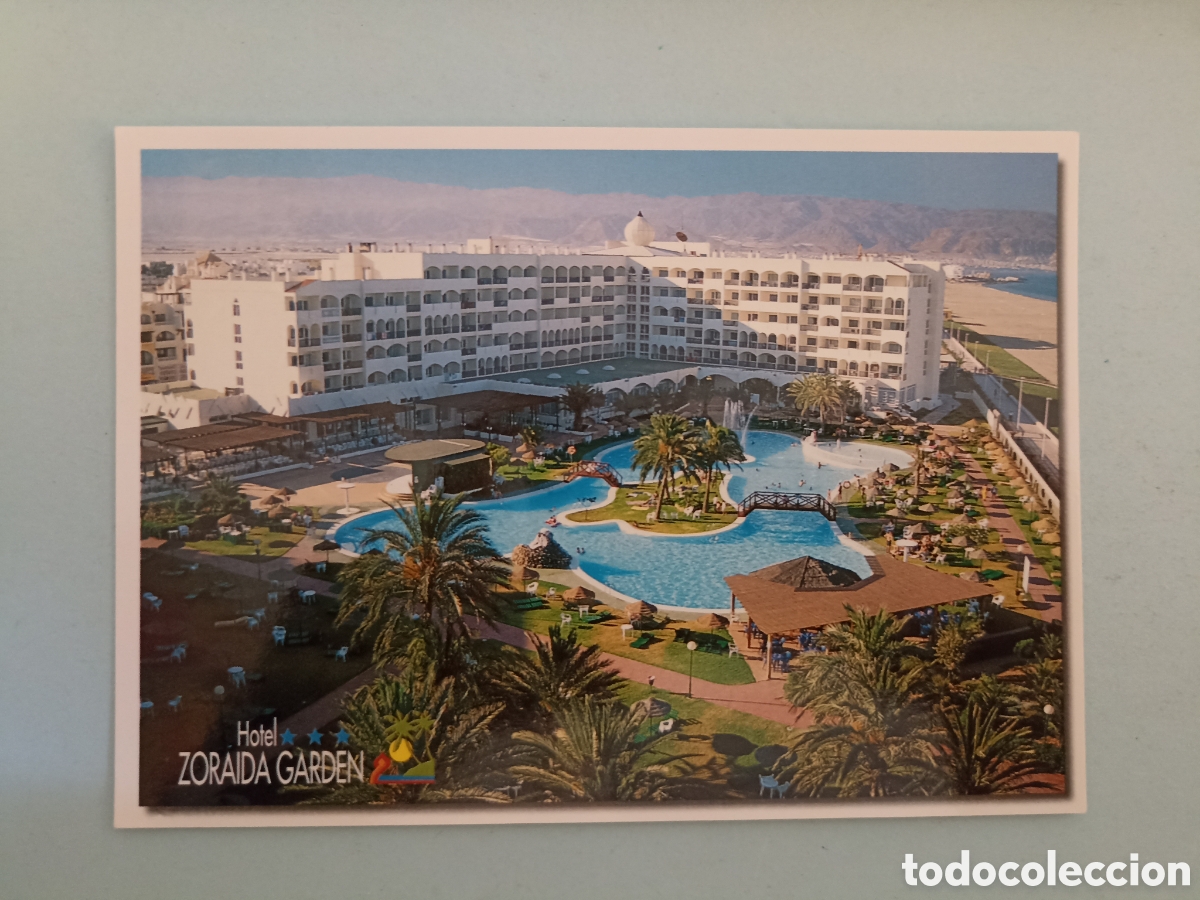 Postkarten: Postal de Almer&iacute;a - Roquetas de Mar Hotel Zoraida garden - Pedido m&iacute;nimo 3&euro;