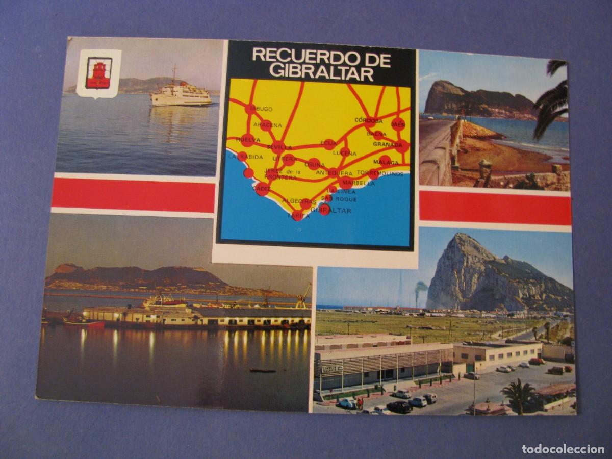 Postales: POSTAL RECUERDO DE GIBRALTAR. DIVERSOS ASPECTOS. SUBIRATS CASANOVAS.