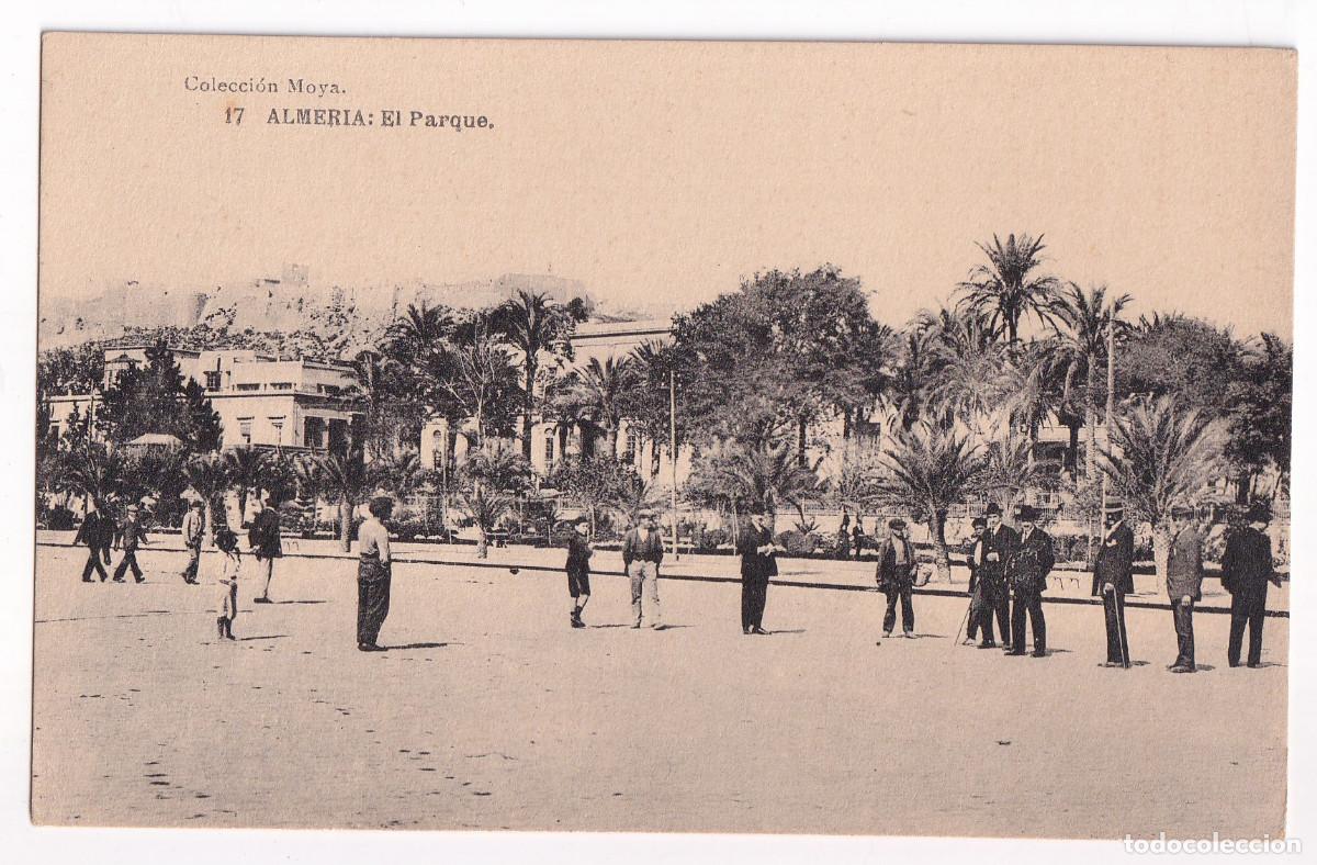 Cartoline: POSTAL. 17. ALMER&Iacute;A. EL PARQUE. COLECCI&Oacute;N MOYA