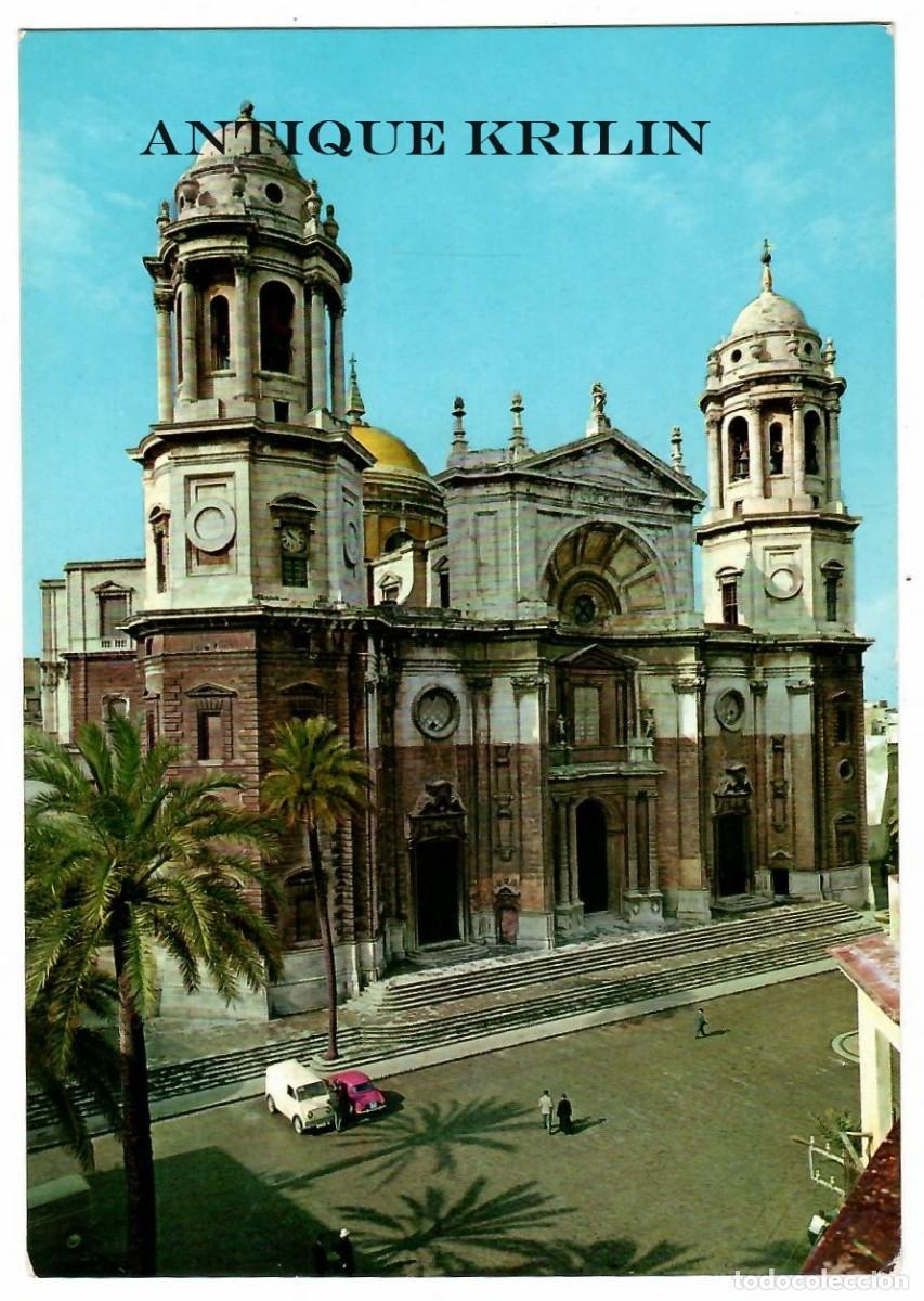 Postales: CADIZ N&ordm; 5 CATEDRAL FACHADA PRINCIPAL / EDICION GARCIA GARRABELLA