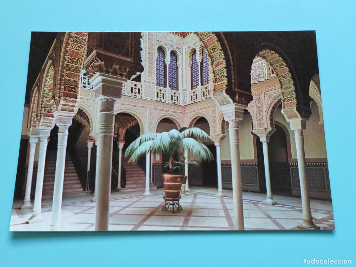 Postcards: SEVILLA, &Eacute;CIJA .-N⁰ 2002 Patio Palacio de los Fern&aacute;ndez , tarjeta postal sin circular, antigua