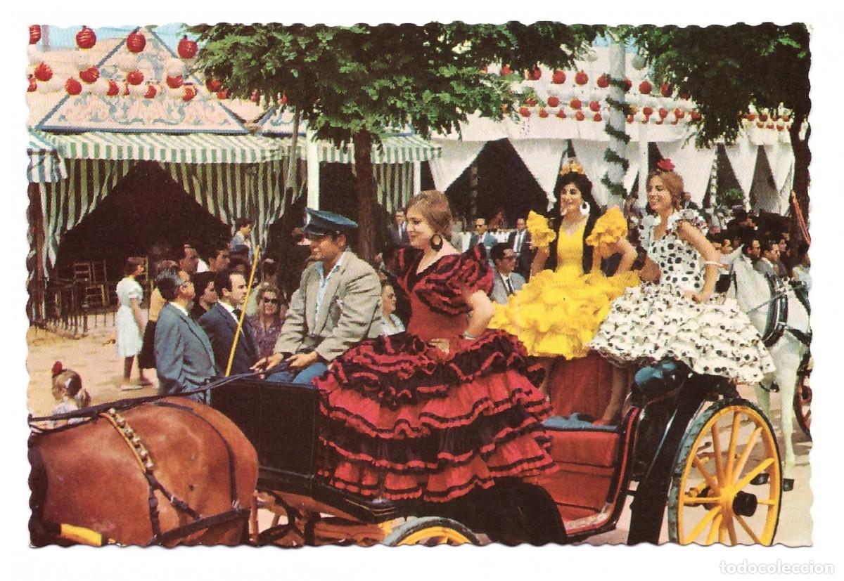 Postales: ESPA&Ntilde;A &bull; FERIA DE ABRIL EN SEVILLA