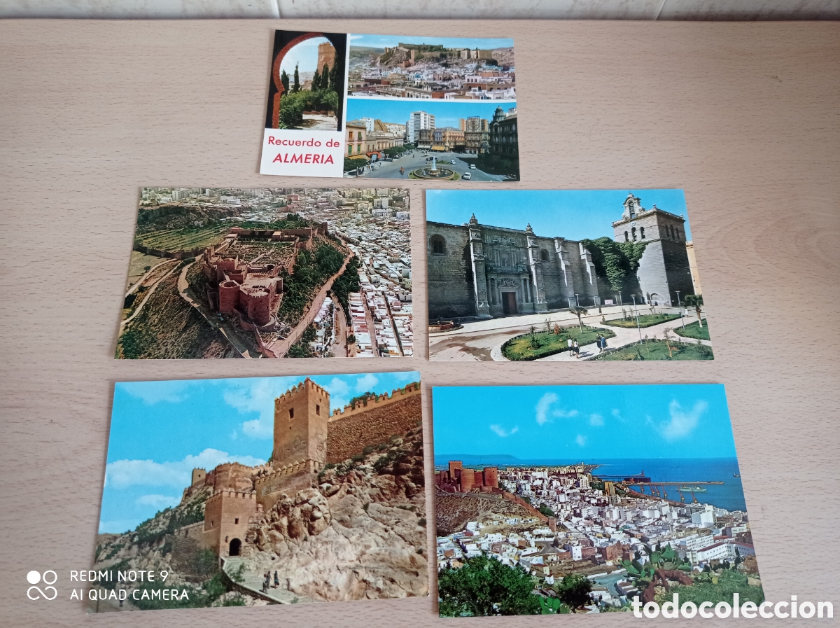 Postkarten: ALMER&Iacute;A LOTE 5 POSTALES ARRIBAS
