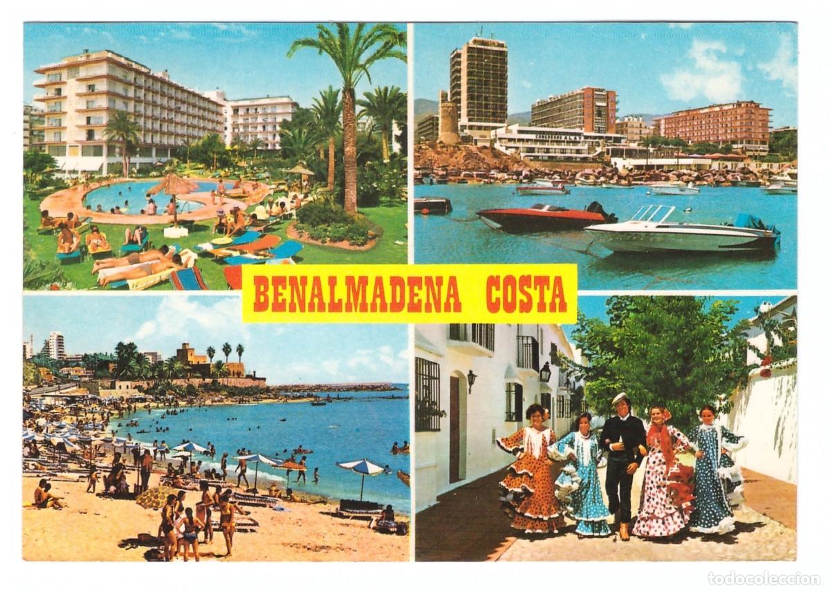 Postales: ESPA&Ntilde;A &bull; COSTA DEL SOL - BENALMADENA COSTA &bull; VISTAS DIVERSAS
