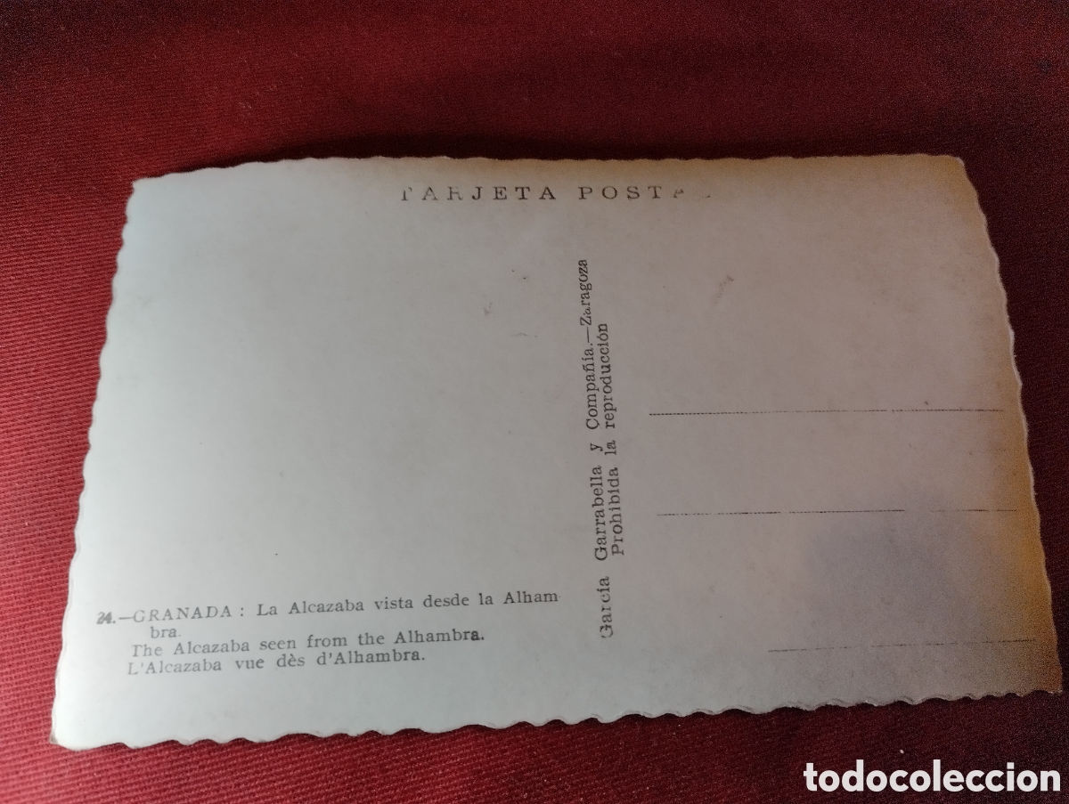 Postales: ANTIGUA POSTAL GRANADA - Foto 2