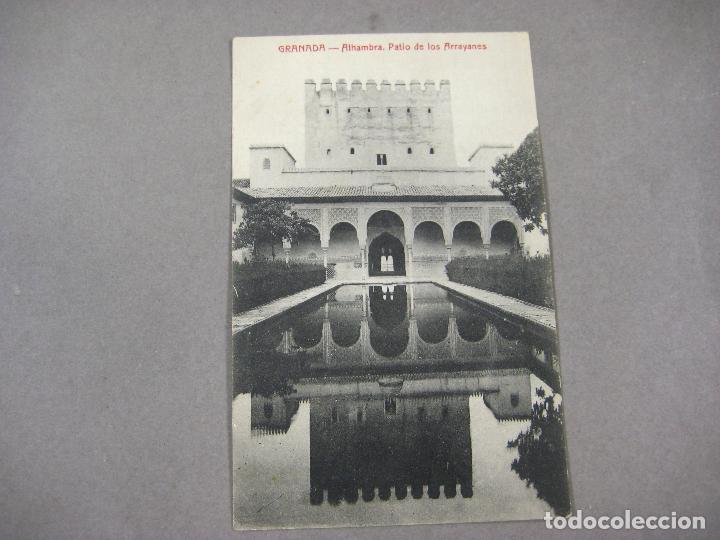 Postales: TARJETA POSTAL DE GRANADA. ALHAMBRA DE LOS ARRAYANES. CASTA&Ntilde;EIRA Y ALVAREZ - Foto 1