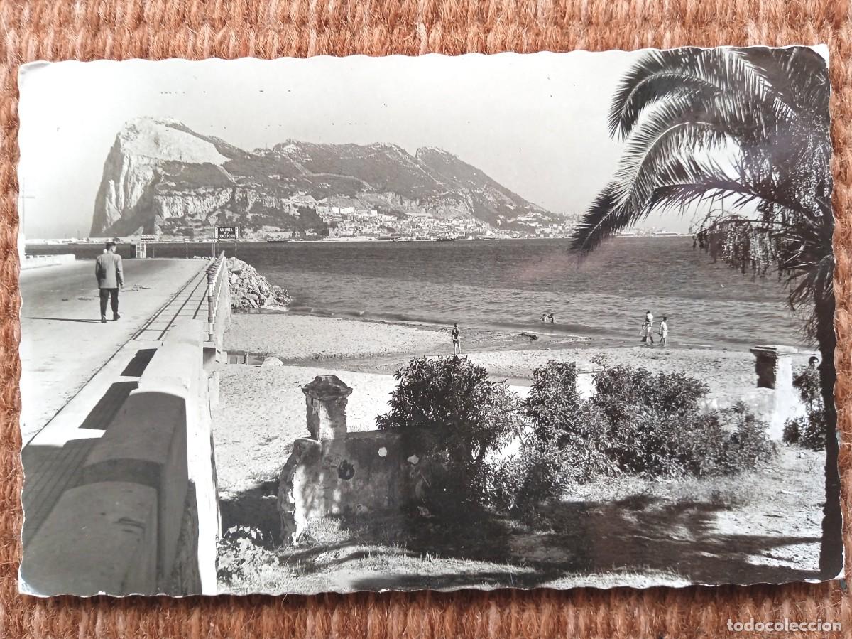 Postales: LA LINEA DE LA CONCEPCION - CADIZ - PE&Ntilde;ON DE GIBRALTAR - GARCIA GARRABELLA